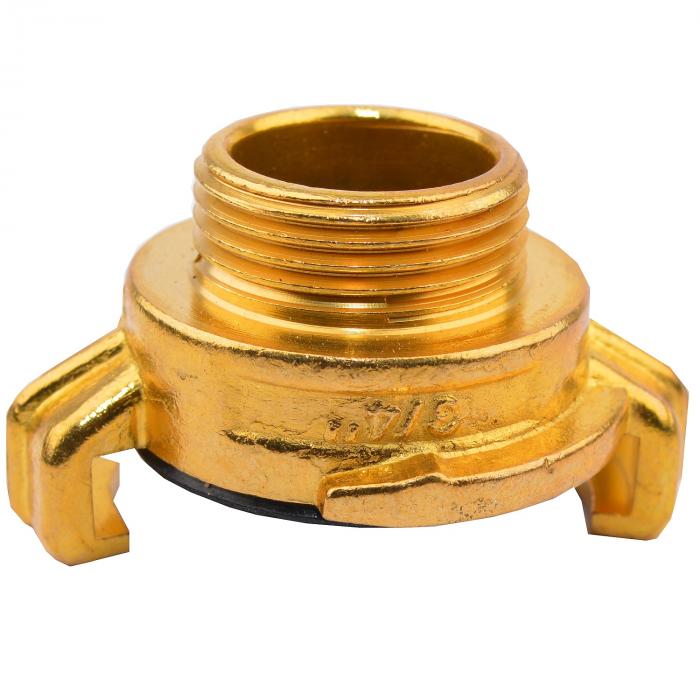 Réz Bajonett gyorscsatlakozó külső menettel 3/4 col