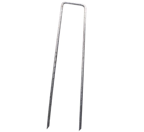 Fém rögzítő tüske, 16 cm,  20 db/csomag