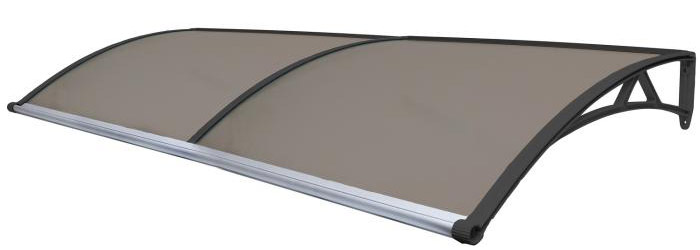 Előtető sötétített bronz 240 cm