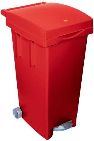 Piros 80 Literes szelektív kuka