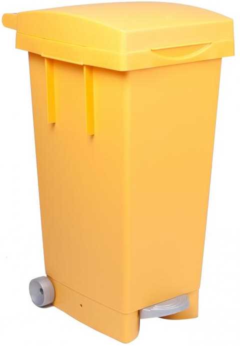 Sárga 80 Literes szelektív kuka