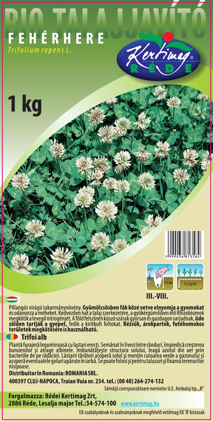 Rédei Kertimag Fehérhere vetőmag 1kg