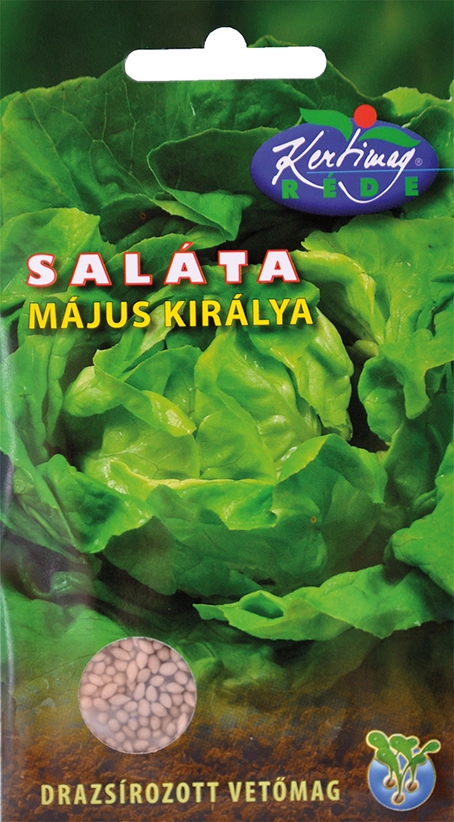 Rédei Kertimag Május Királya saláta drazsírozott vetőmag 450 szem