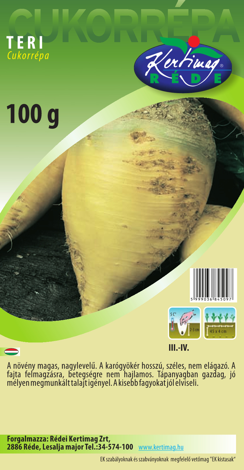 Rédei Kertimag Cukorrépa vetőmag 100g