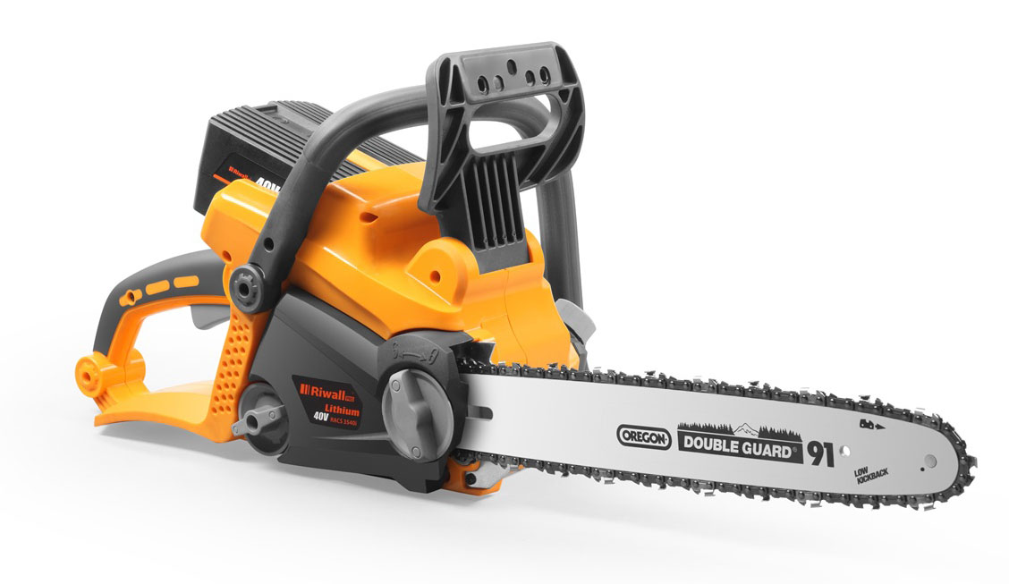 Riwall PRO RACS 3540i - Akkus láncfűrész 40V szénkefe nélküli motorral