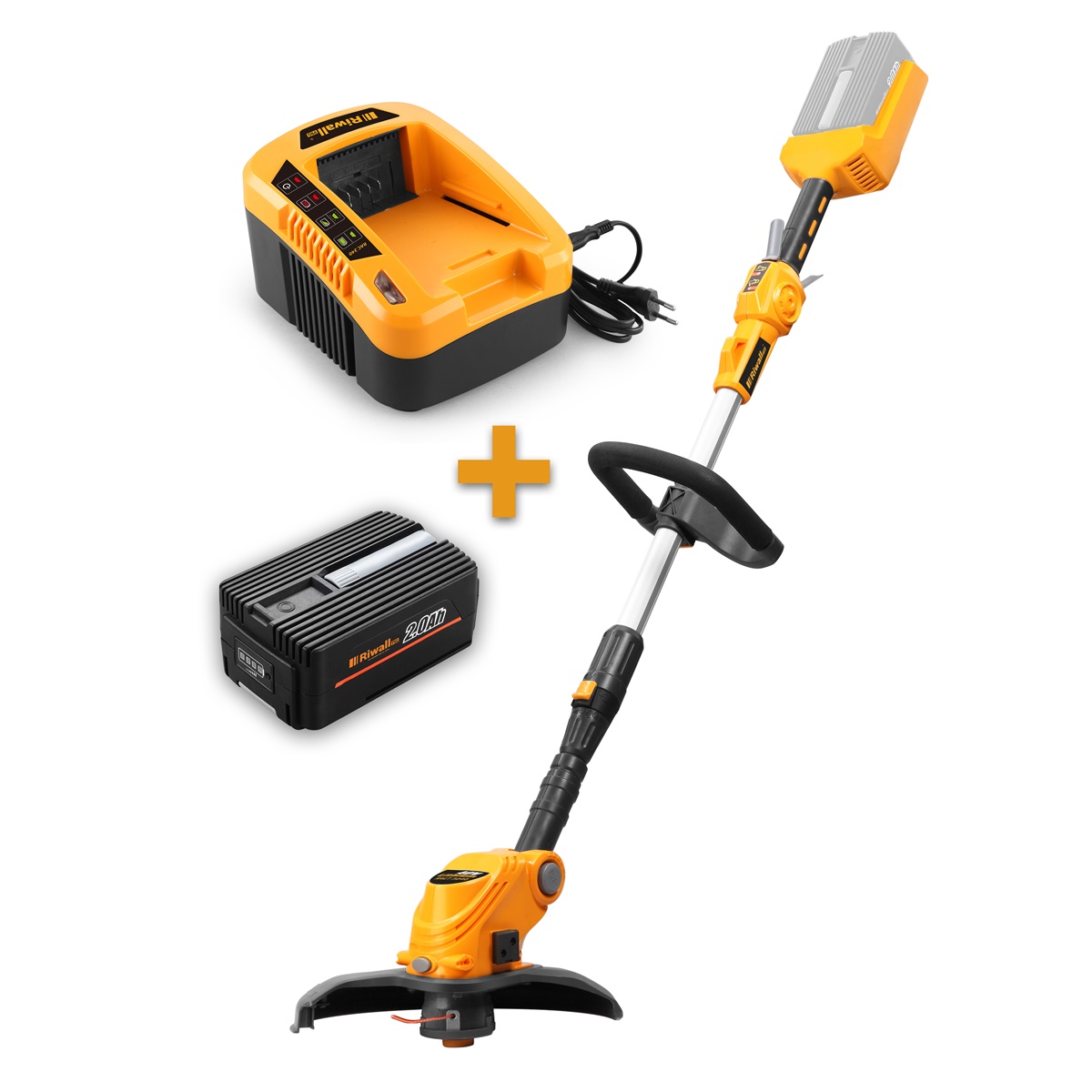 Riwall PRO RALT 3040 set - Akkus szegélyvágó 40V
