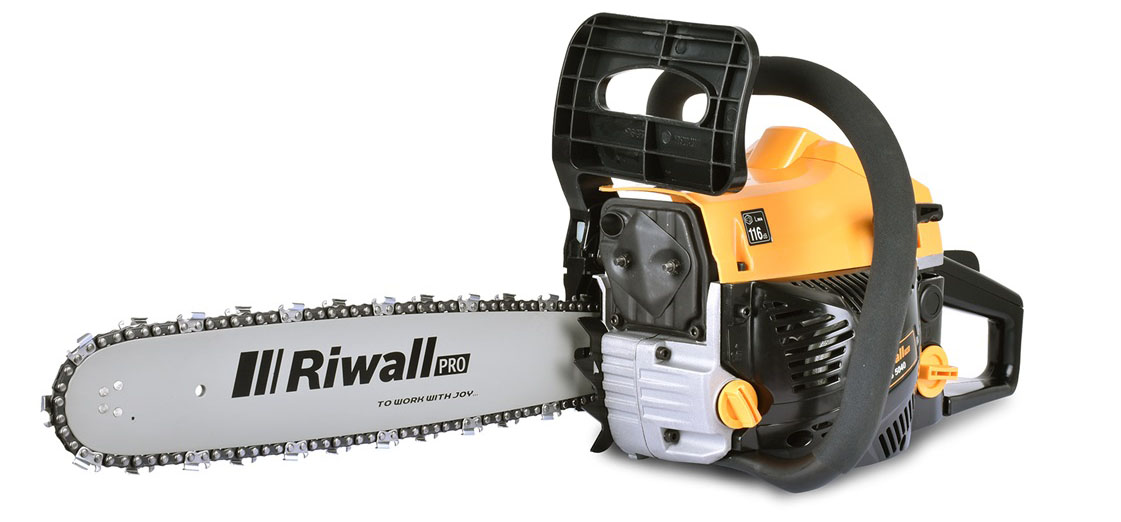 Riwall PRO RPCS 5040 benzinmotoros láncfűrész 49 cm3 motorral