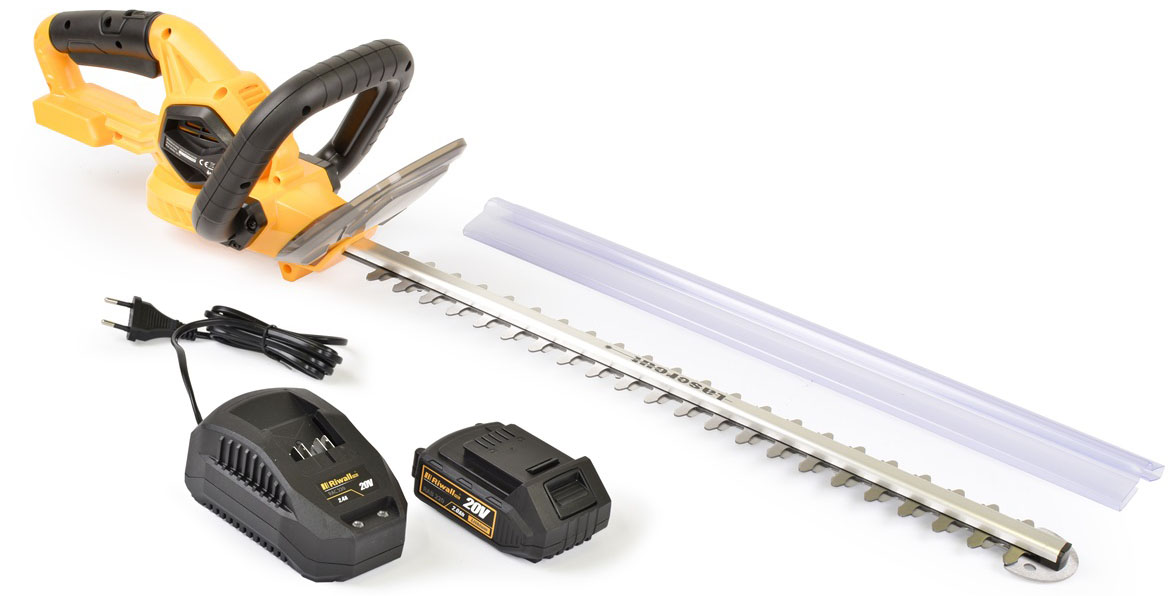 Riwall PRO RAHT 5220 set - Akkus sövényvágó 20V