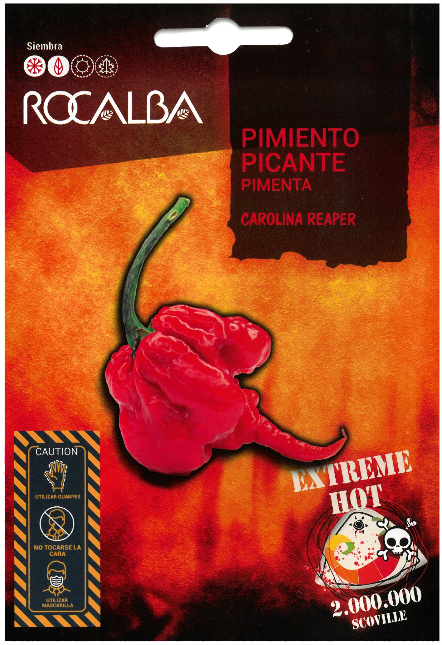Rocalba Chili paprika Carolina Reaper