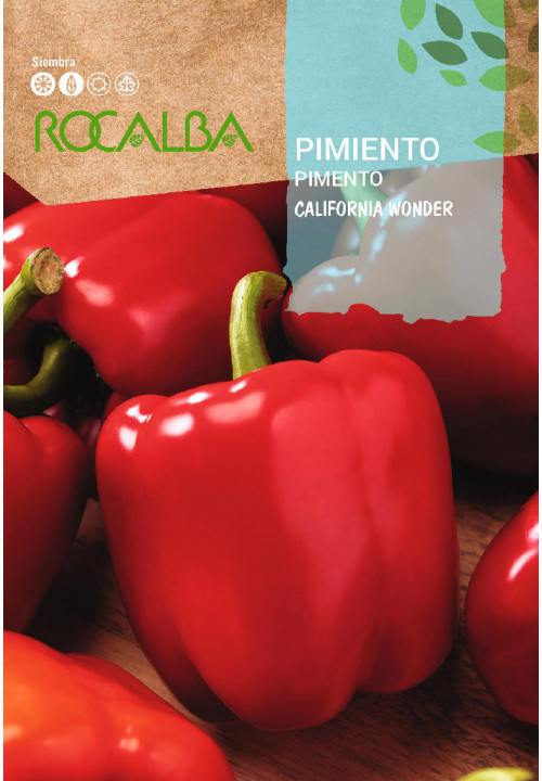 Rocalba Paprika California Wonder 1g  vetőmag