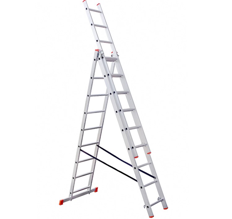STS alumínium kitolható kétágú létra 3x9 fokos (530cm)