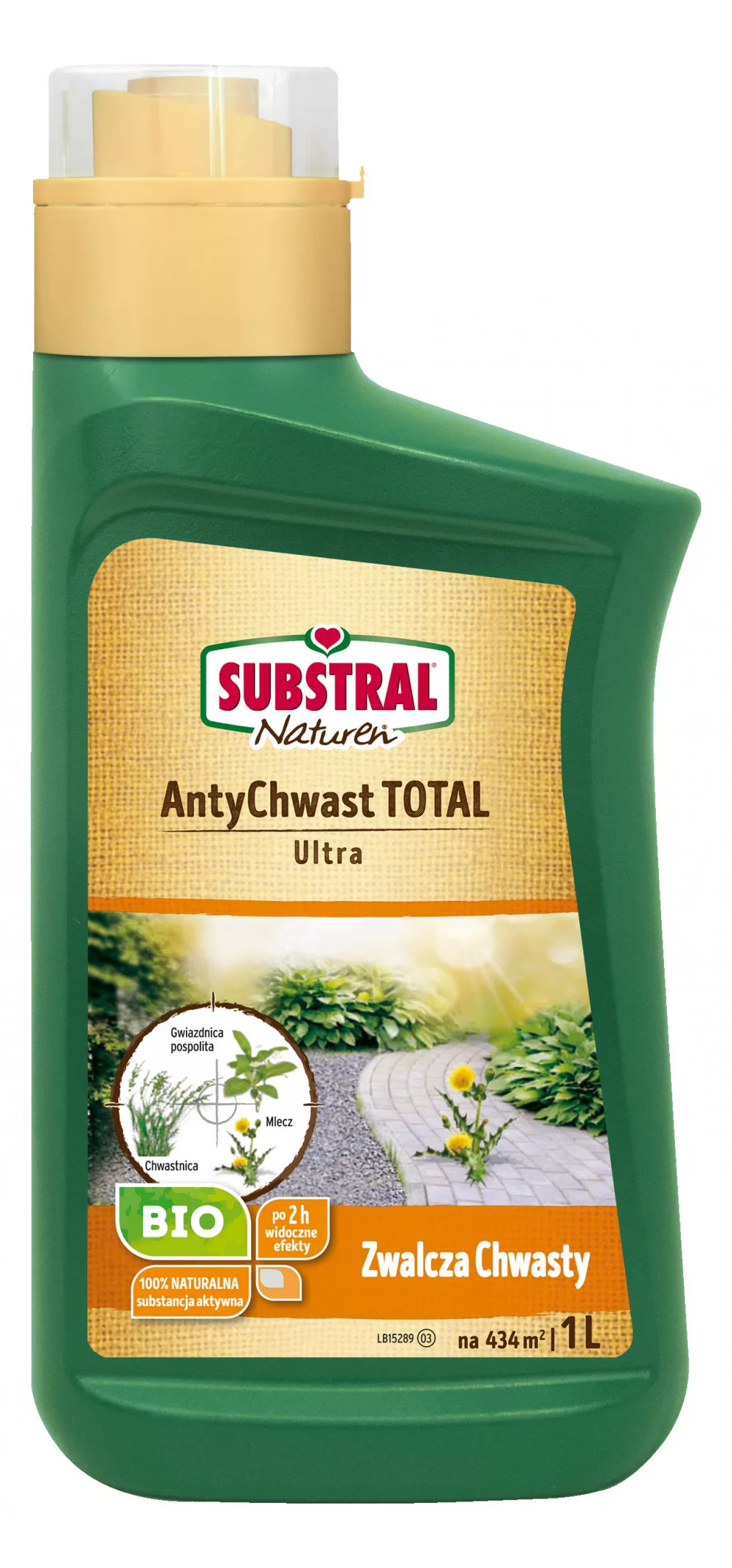 Substral Beloukha természetes alapú totális gyomirtószer 1 liter, Glifozát mentes