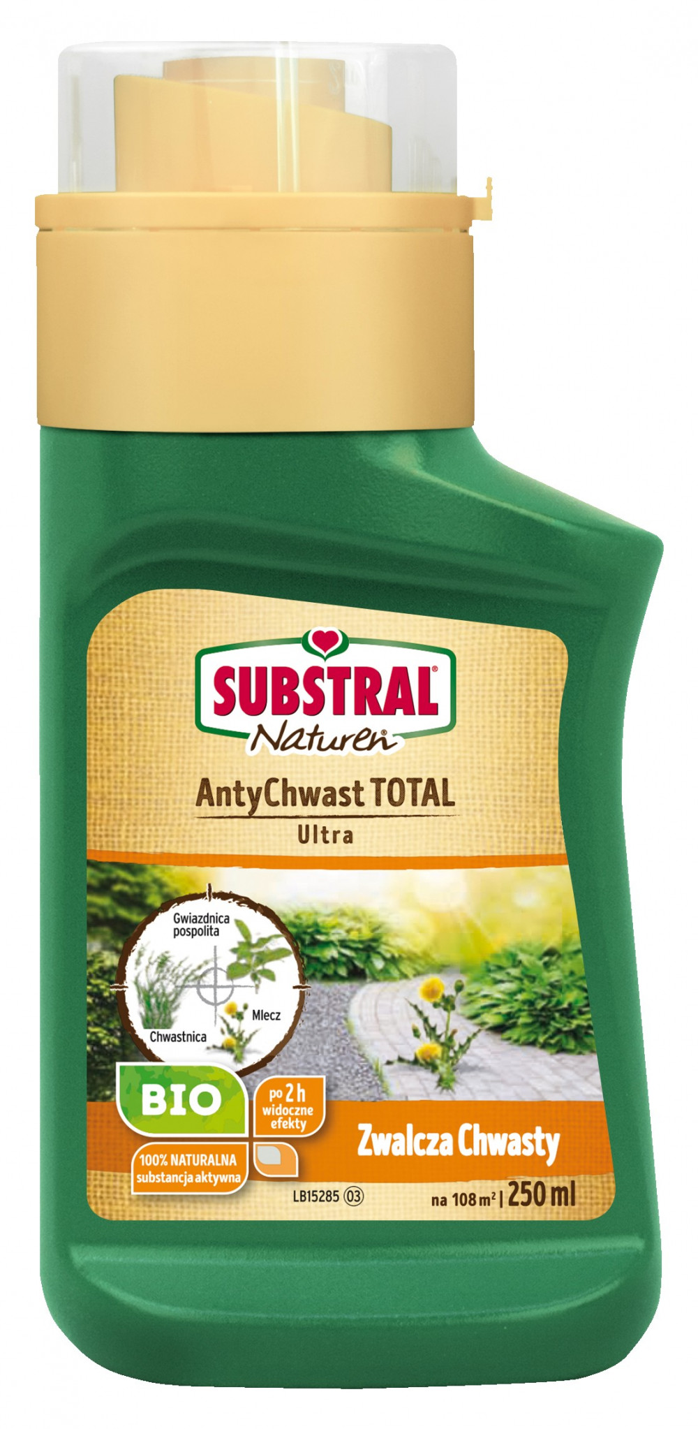 Substral Beloukha természetes alapú totális gyomirtószer 250 ml, Glifozát mentes