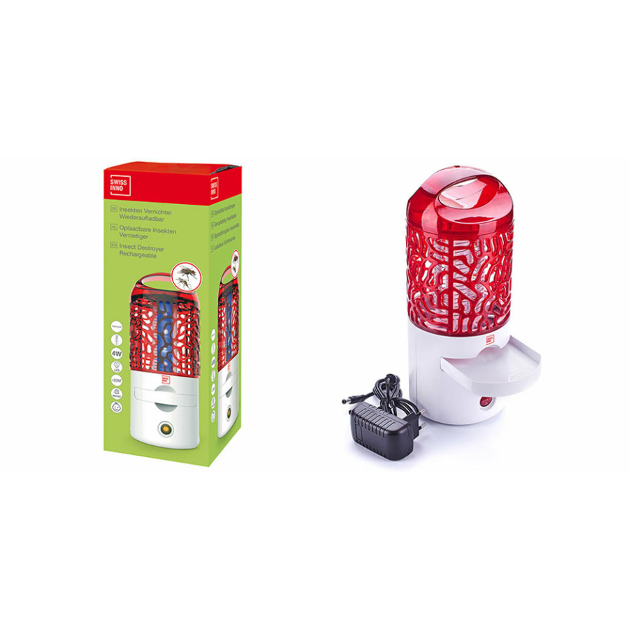 Swissinno UV szúnyog-légy csapda, akkumulátoros 4 watt LED