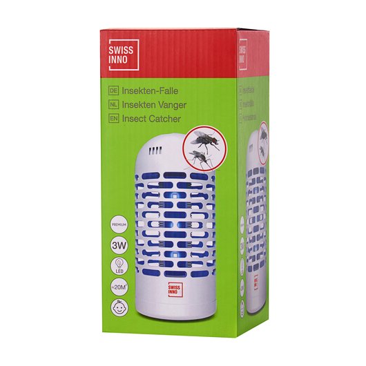 Swissinno UV szúnyog-légy csapda, hálózati, 3 watt LED
