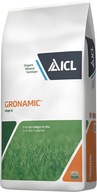 ICL Gronamic Sport High K 7-0-20 +2+0,5Fe 25kg
