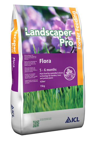 Landscaper Pro Flora (Szegélynövényekhez, virágágyásokhoz) 15+09+11+3MgO, 5-6 hónap, 15 kg