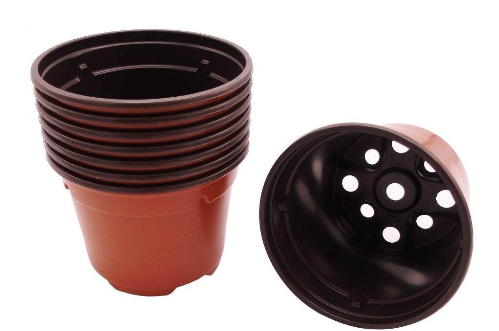 Nature műanyag cserép - 7 x 9,5cm, 8db-os szett