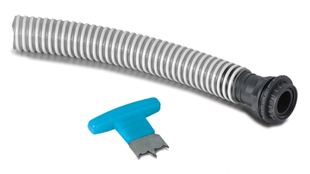 Arves bekötőcső szett egy csatlakozós 32mm