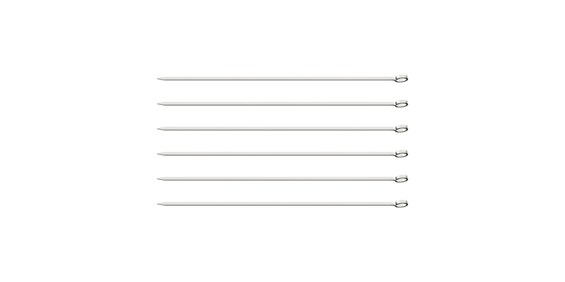 Tramontina churrasco nyárs, 6 db, 30 cm