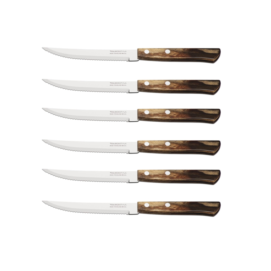 Tramontina steak/pizzakés (6 db)