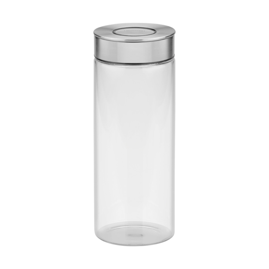Tramontina purezza üveg tárolóedény, rozsdamentes fedővel, ø 10 x ma 28,5 cm - 1,8 l