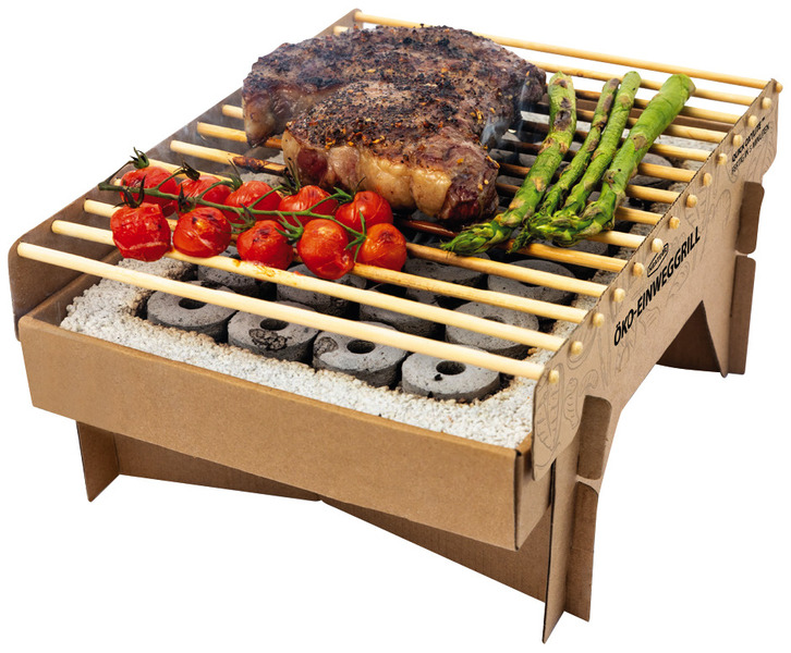 CasusGrill környezetbarát mobil grillező (egyszer használatos)