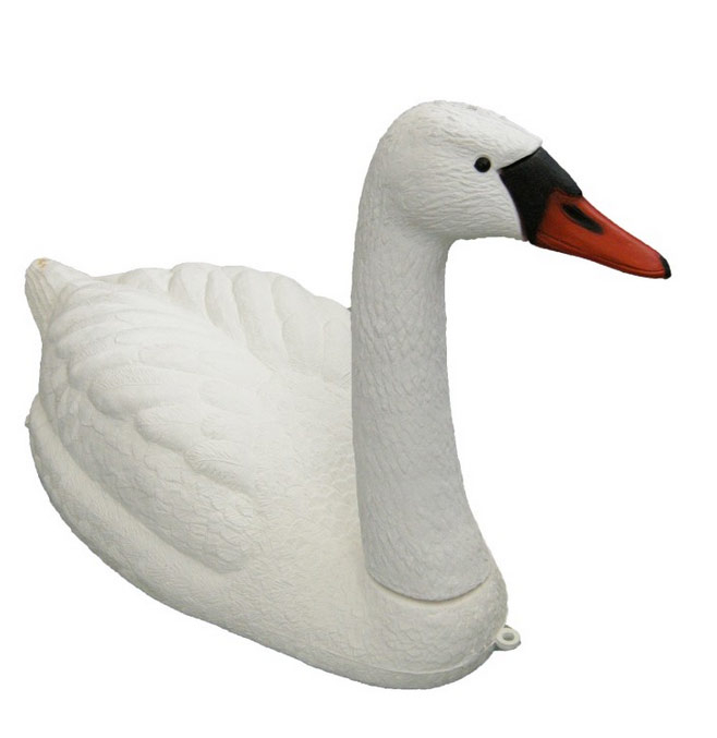 Ubbink Úszó fehér hattyú, 46 cm - Élethű műanyag madárfigura