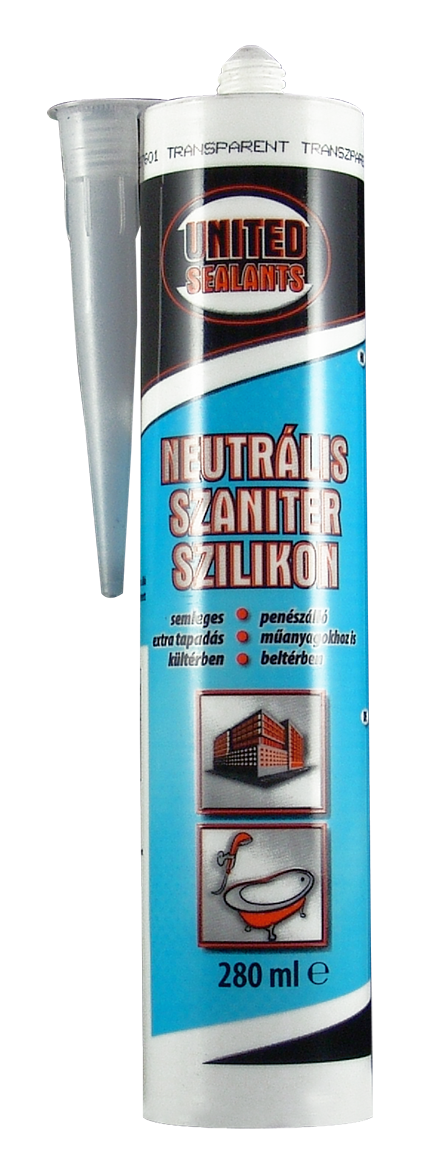 United Sealants Neutrális szaniter szilikon 280ml transzparens