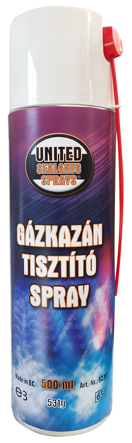 United Sprays Gázkazán tisztító spray 500ml