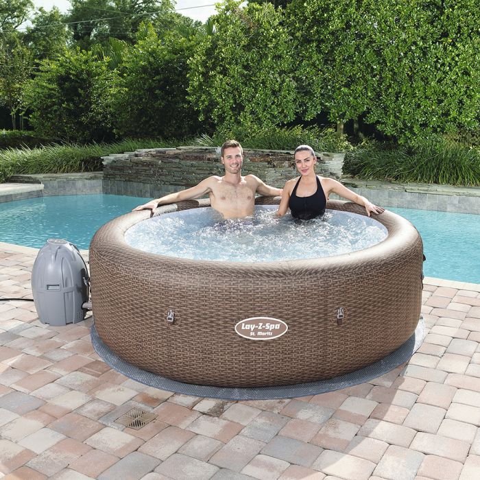Lay-Z-Spa ST MORITZ Airjet felfújható masszázsmedence 216 x 71 cm