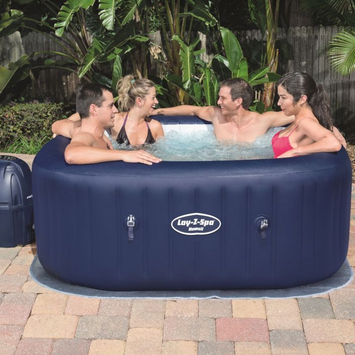 Lay-Z-Spa HAWAII AirJet felfújható masszázsmedence 180 x 180 x 71 cm