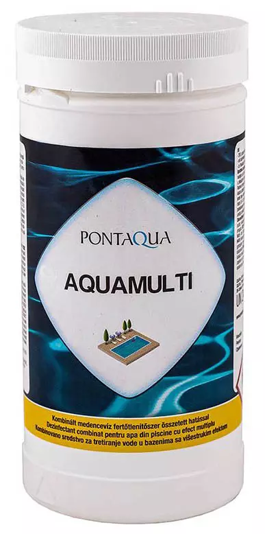 Pontaqua Aquamulti multifunkciós medence fertőtlenitő tabletta 1kg (200gr-os)