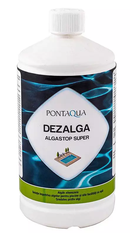 Algásodás gátló komplex medence vegyszer Pontaqua Dezalga 1L