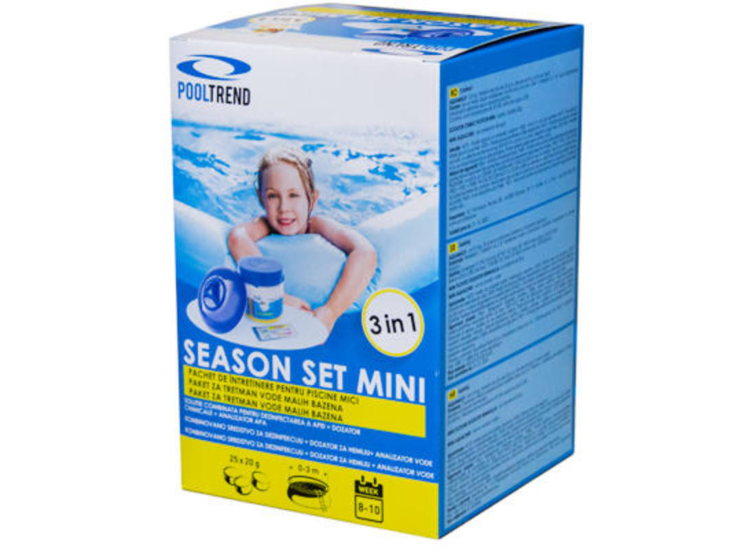 Induló vegyszerkészlet kis medencékhez (SeasonSet Mini)