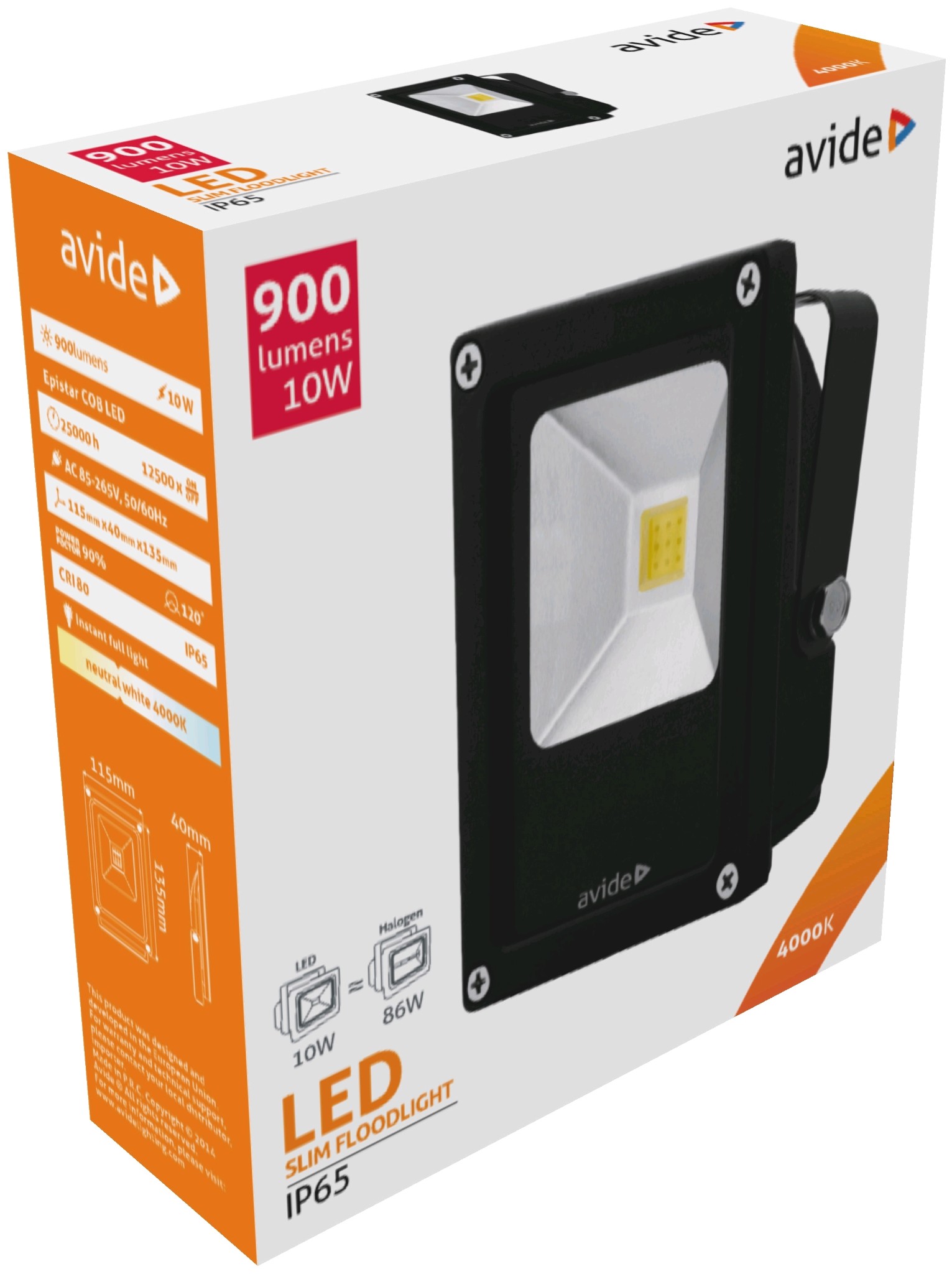 Avide LED Reflektor 10W NW 4000K