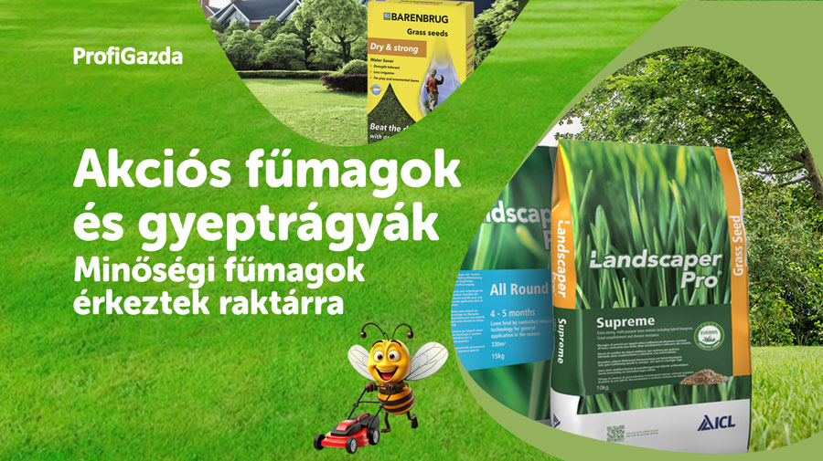 Akciós fűmagok és gyeptrágyák