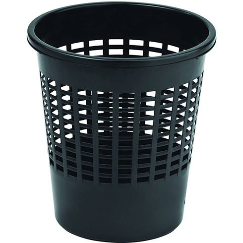Curver Basic papírkosár, fekete, 11L