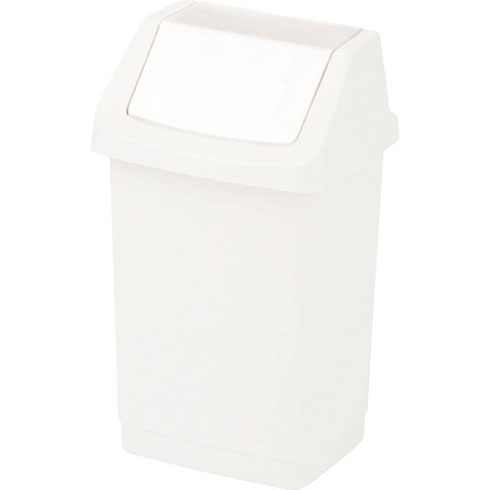 Curver Click-it billenőfedeles szemetes, fehér, 15L