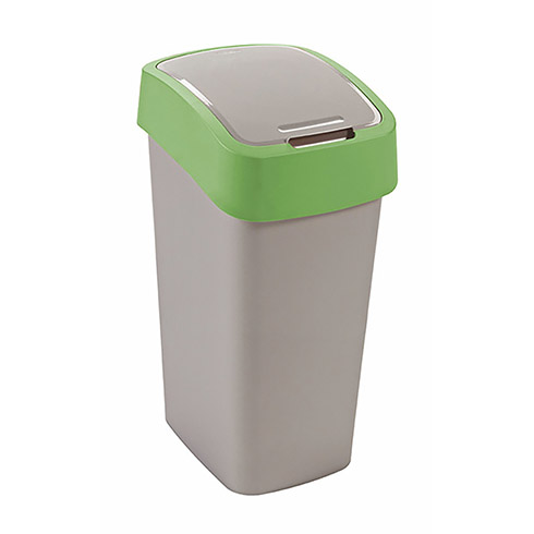 Curver Pacific billenőfedeles szemetes, zöld, 10L
