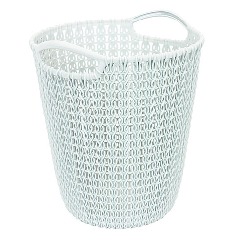 Curver Knit műanyag papírkosár, fehér, 7L