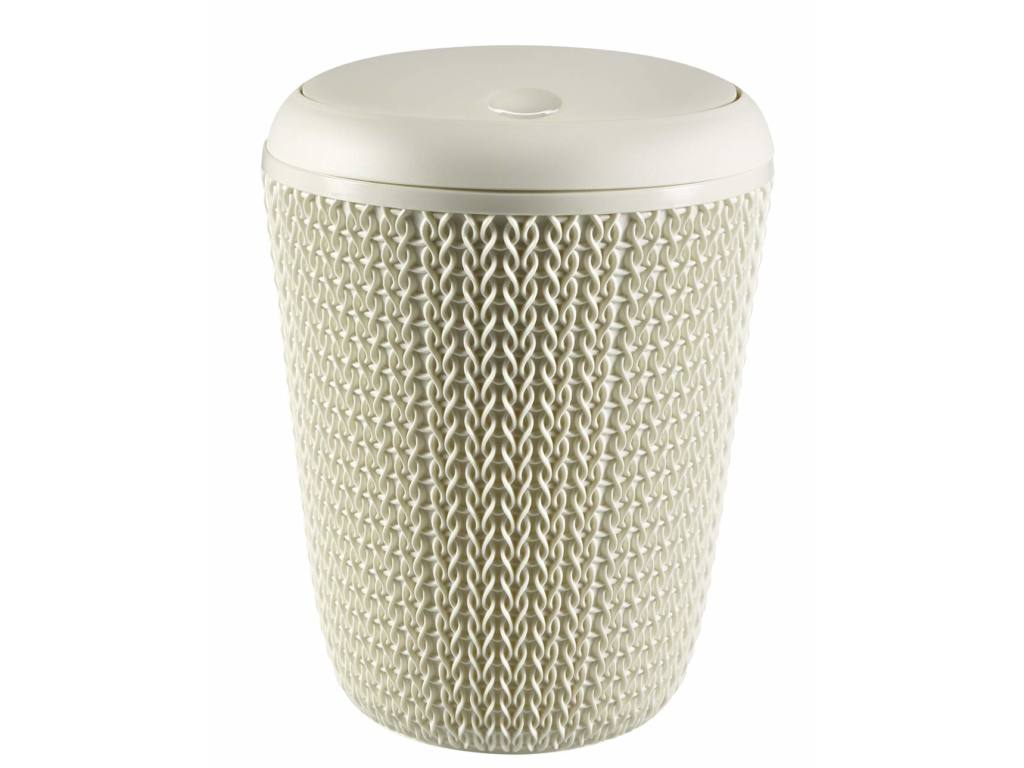 Curver Knit fürdőszobai szemetes, krém, 6L