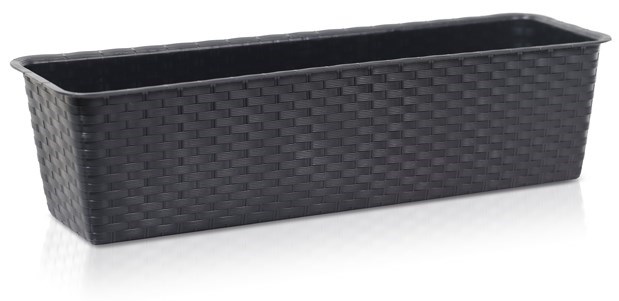 Prosperplast Ratolla Case Balkonláda, mokka, 48 x 17 x 4,5cm