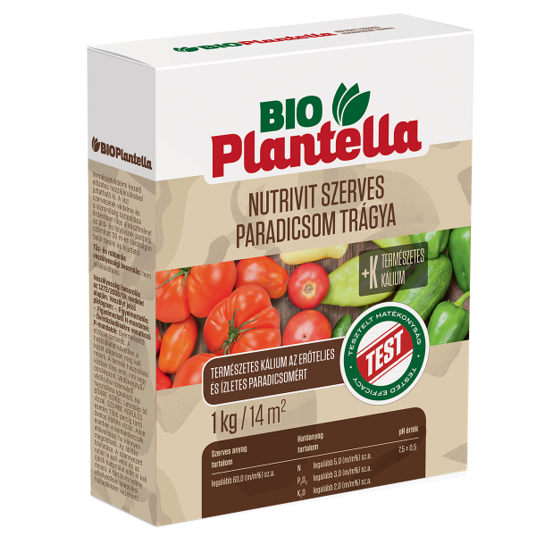 Bio Plantella Nutrivit szerves paradicsomtrágya 1kg