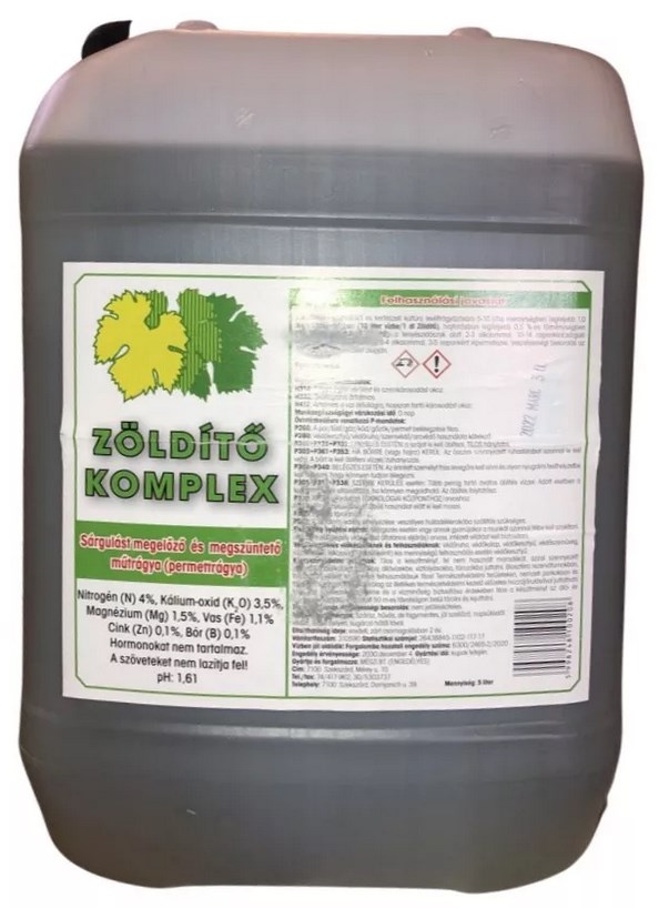 Zöldítő komplex 5l