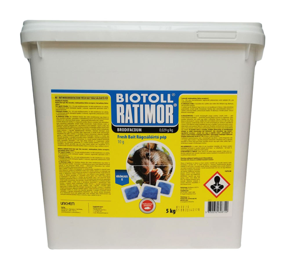 Biotoll Ratimor - rágcsáló irtó pép 5kg
