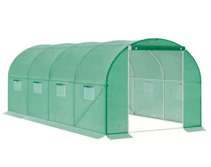Fóliasátor 200x300x450 cm váz+fólia - zöld