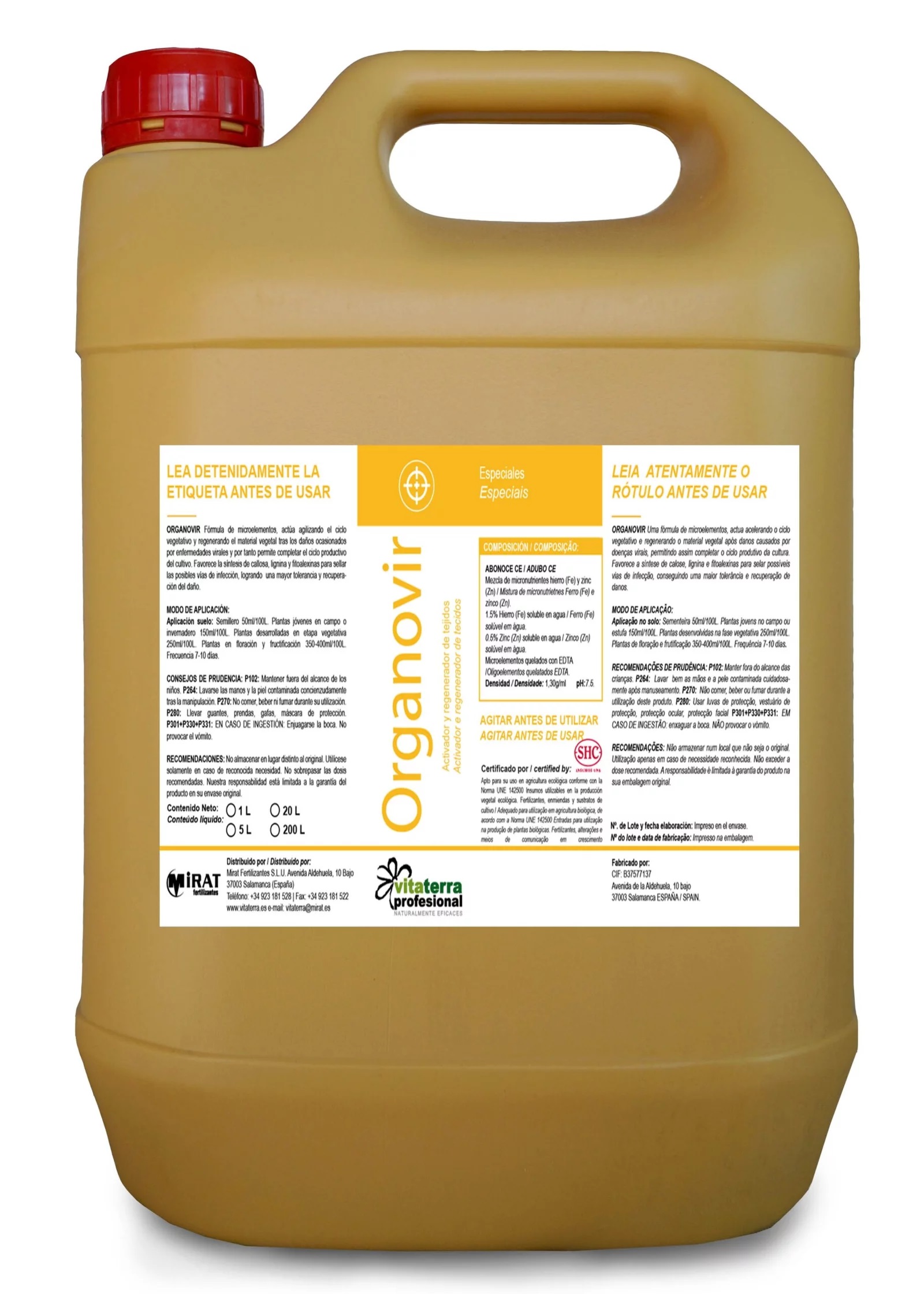 Mirat Vitaterra Organovir-F 5 liter