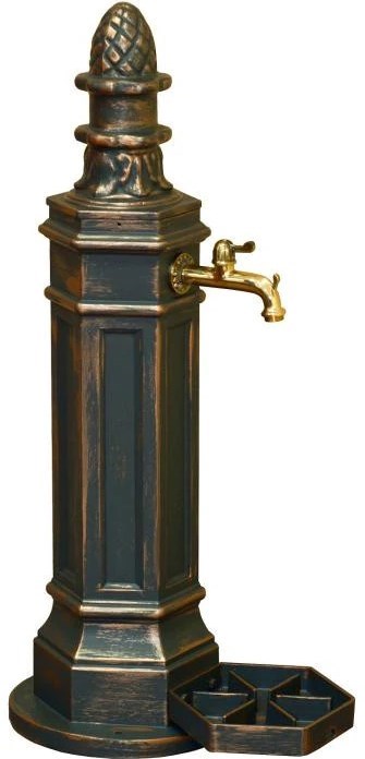 ROMA állókút Antikolt bronz