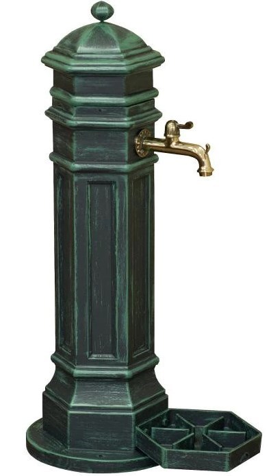 PISA állókút Antikolt zöld